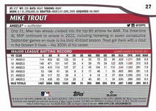 Load image into Gallery viewer, 2023 Topps Big League Mike Trout #27 Los Angeles Angels
