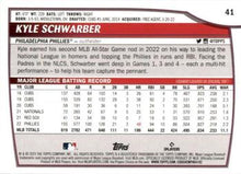 Load image into Gallery viewer, 2023 Topps Big League Kyle Schwarber #41 Philadelphia Phillies
