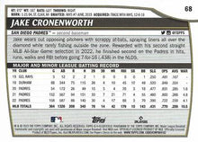 Load image into Gallery viewer, 2023 Topps Big League Jake Cronenworth #68 San Diego Padres
