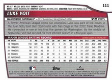 Load image into Gallery viewer, 2023 Topps Big League Luke Voit #111 Washington Nationals

