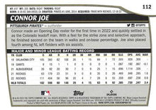 Load image into Gallery viewer, 2023 Topps Big League Connor Joe #112 Pittsburgh Pirates
