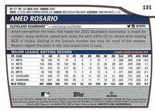 Load image into Gallery viewer, 2023 Topps Big League Amed Rosario #131 Cleveland Guardians
