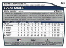 Load image into Gallery viewer, 2023 Topps Big League Logan Gilbert #149 Seattle Mariners

