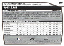 Load image into Gallery viewer, 2023 Topps Big League Joey Bart #160 San Francisco Giants
