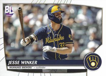 2023 Topps Big League Jesse Winker #190 Milwaukee Brewers