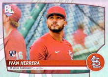 Load image into Gallery viewer, 2023 Topps Big League RAINBOW FOIL Iván Herrera Rookie #215 St. Louis Cardinals
