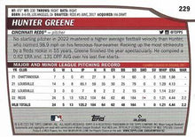 Load image into Gallery viewer, 2023 Topps Big League RAINBOW FOIL Hunter Greene #229 Cincinnati Reds
