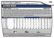 Load image into Gallery viewer, 2023 Topps Big League RAINBOW FOIL Javier Báez #235 Detroit Tigers
