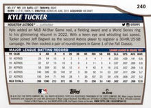 Load image into Gallery viewer, 2023 Topps Big League RAINBOW FOIL Kyle Tucker #240 Houston Astros
