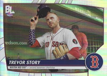 2023 Topps Big League RAINBOW FOIL Trevor Story #249 Boston Red Sox