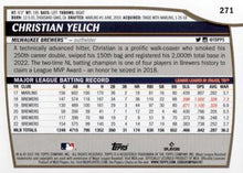 Load image into Gallery viewer, 2023 Topps Big League RARE BLUE FOIL Christian Yelich #271 Milwaukee Brewers
