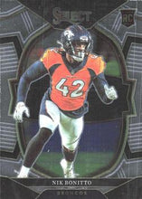 تحميل الصورة إلى عارض المعرض، 2022 Panini Select Nik Bonitto RC #25 Denver Broncos
