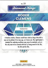 Load image into Gallery viewer, 2023 Panini Diamond Kings Roger Clemens #21 Toronto Blue Jays
