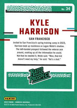 Load image into Gallery viewer, 2023 Panini Donruss Rated Prospects Kyle Harrison #34 San Francisco Giants
