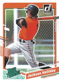 2023 Panini Donruss Rated Prospects Jackson Holliday #76 Baltimore Orioles