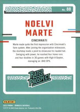 Load image into Gallery viewer, 2023 Panini Donruss Rated Prospects Noelvi Marte #88 Cincinnati Reds
