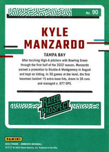 Load image into Gallery viewer, 2023 Panini Donruss Rated Prospects Kyle Manzardo #90 Tampa Bay Rays
