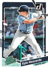 Load image into Gallery viewer, 2023 Panini Donruss Rated Prospects Kyle Manzardo #90 Tampa Bay Rays

