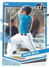 Load image into Gallery viewer, 2023 Panini Donruss Jacob Berry #135 Miami Marlins
