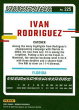 Load image into Gallery viewer, 2023 Panini Donruss Ivan Rodriguez #225 Florida Marlins
