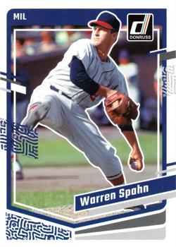 2023 Panini Donruss Warren Spahn #237 Milwaukee Braves