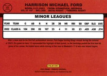 Load image into Gallery viewer, 2023 Panini Donruss Retro 1990 Harry Ford #255 Seattle Mariners
