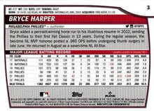 Load image into Gallery viewer, 2023 Topps Big League Electric Orange Bryce Harper #3 Philadelphia Phillies
