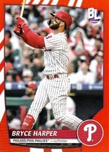 Load image into Gallery viewer, 2023 Topps Big League Electric Orange Bryce Harper #3 Philadelphia Phillies
