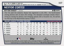 Load image into Gallery viewer, 2023 Topps Big League Electric Orange Nestor Cortes #117 New York Yankees
