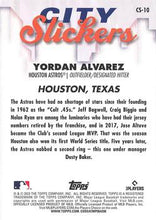 Load image into Gallery viewer, 2023 Topps Big League CITY SLICKERS Yordan Alvarez #CS-10 Houston Astros
