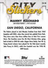 Load image into Gallery viewer, 2023 Topps Big League CITY SLICKERS Manny Machado #CS-18 San Diego Padres
