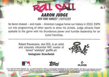 Load image into Gallery viewer, 2023 Topps Roll Call Wild Style Aaron Judge #RC-4 New York Yankees

