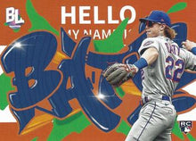 Load image into Gallery viewer, 2023 Topps Roll Call Wild Style Brett Baty Rookie #RC-7 New York Mets
