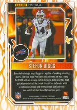 Load image into Gallery viewer, 2022 Panini Phoenix STEFON DIGGS #HR-14 Hot Routes RED /199 - Buffalo Bills
