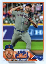 Load image into Gallery viewer, 2023 Topps Justin Verlander #NYM-16 New York Mets
