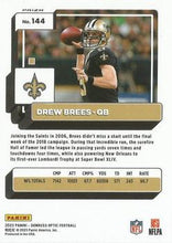 Load image into Gallery viewer, 2022 Panini Donruss Optic Holo Drew Brees #144 New Orleans Saints

