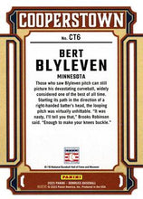 Load image into Gallery viewer, 2023 Donruss Vector Cooperstown Bert Blyleven #6 Minnesota Twins
