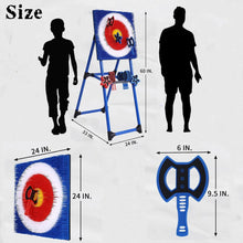 将图片加载到图库查看器，Axe Throwing Bristle Target with 8 Throwing Axes Set - Open Box

