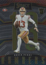 Load image into Gallery viewer, 2022 Panini Select Numbers Rookie Brock Purdy RC #SN-5 San Francisco 49ers

