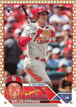 تحميل الصورة إلى عارض المعرض، 2023 Topps Gold Star Baseball Cards #1-51 Choose Yours
