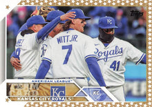 تحميل الصورة إلى عارض المعرض، 2023 Topps Gold Star Baseball Cards #104-155 Choose Yours
