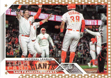 تحميل الصورة إلى عارض المعرض، 2023 Topps Gold Star Baseball Cards #156-209 Choose Yours
