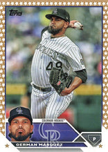 将图片加载到图库查看器，2023 Topps Gold Star Baseball Cards #308-357 Choose Yours
