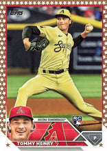将图片加载到图库查看器，2023 Topps Gold Star Baseball Cards #308-357 Choose Yours
