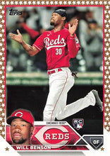 将图片加载到图库查看器，2023 Topps Gold Star Baseball Cards #308-357 Choose Yours
