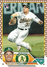 将图片加载到图库查看器，2023 Topps Gold Star Baseball Cards #408-458 Choose Yours
