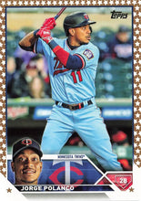 将图片加载到图库查看器，2023 Topps Gold Star Baseball Cards #512-563 Choose Yours
