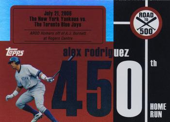 2007 Bowman Draft Picks & Prospects Alex Rodriguez: Road to 500  #ARHR450 New York Yankees