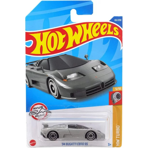 Hot Wheels '94 Bugatti EB110 SS HW Turbo 5/10 65/250 - Assorted