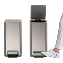 将图片加载到图库查看器，Kohler 2-Pack 6L Stainless Steel Step Trash Bin Stainless Steel
